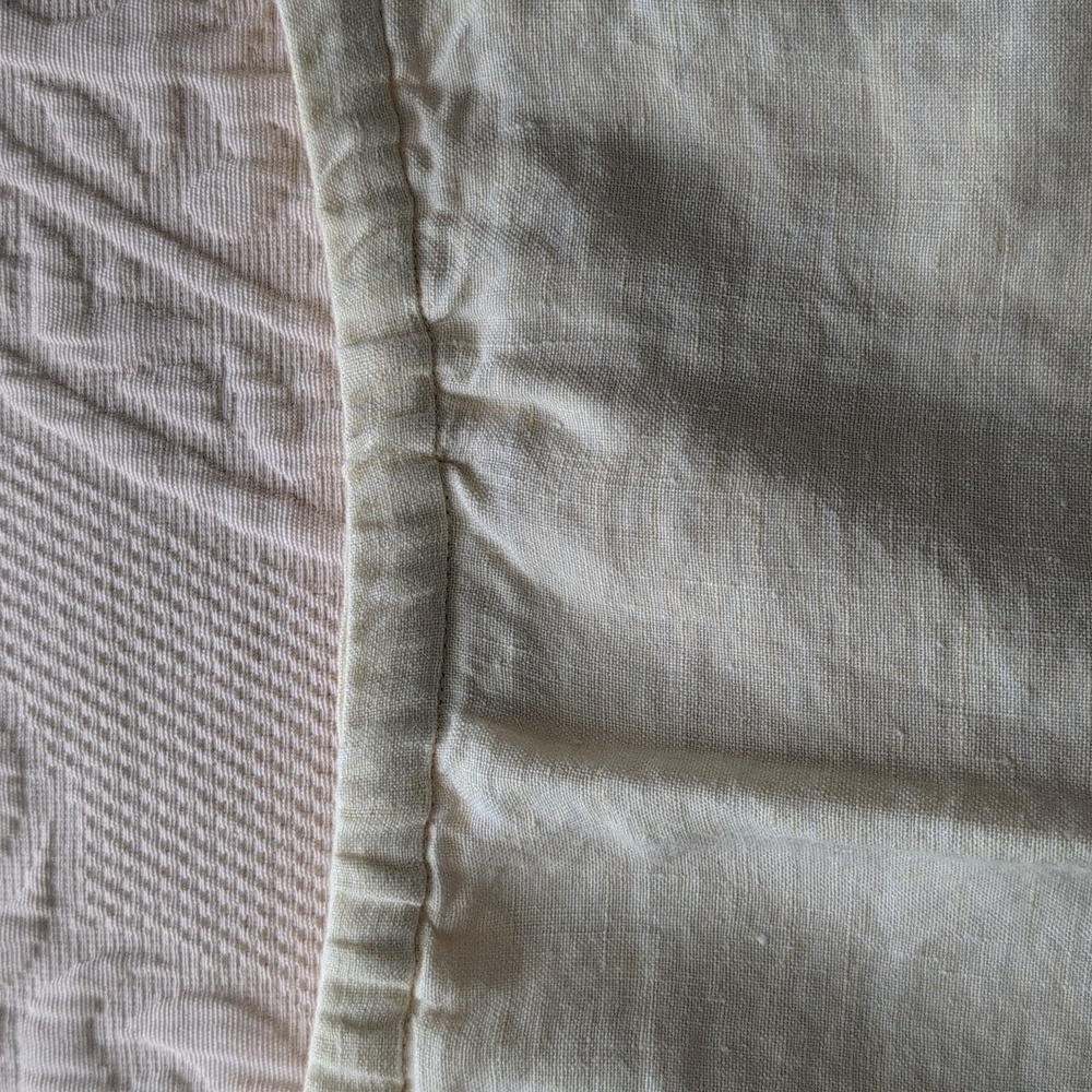 J. Jill Cream Midi A-Line Linen Skirt - Picture 5 of 5